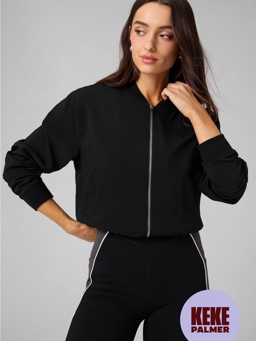 Sold Out Fabletics X Keke Palmer Collab Bomber Jacket